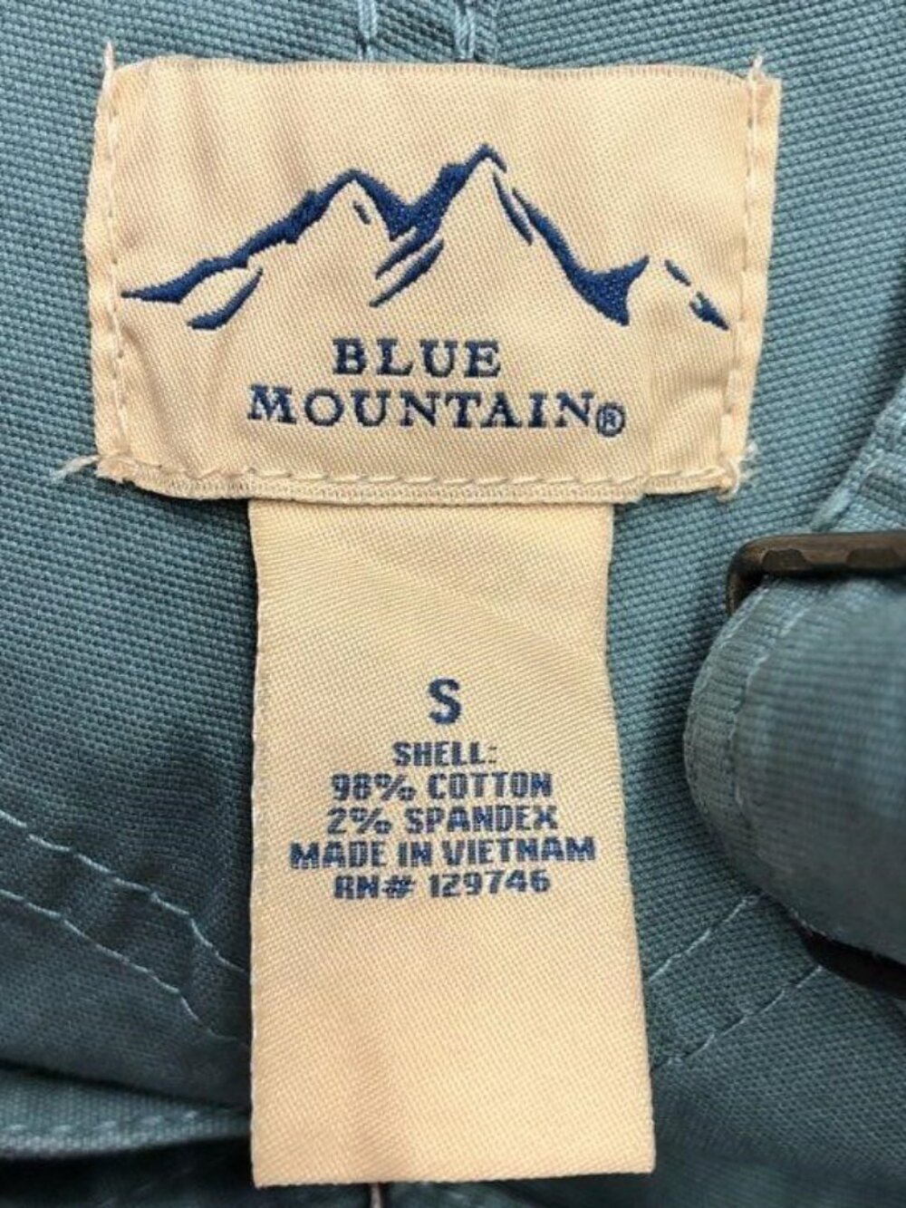 3 PAIR Blue Mtn Women's Canvas Overalls Arctic Green Stretch Reinforced S NWT - Picture 5 of 5